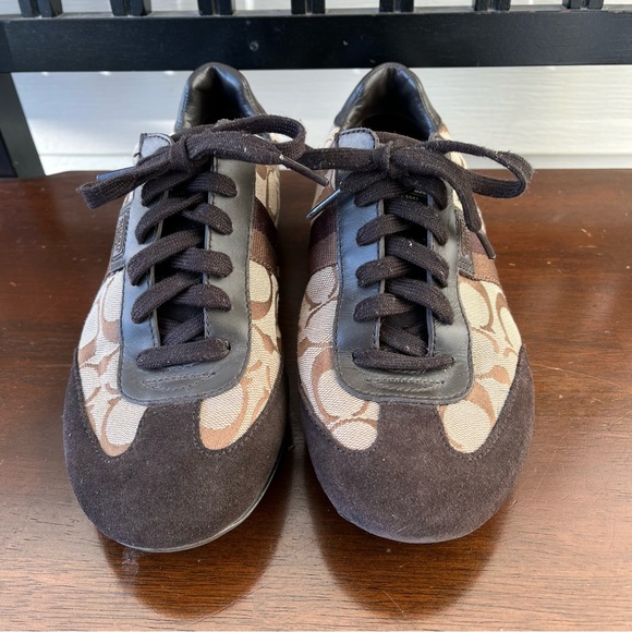 Coach Suede & Canvas Joss Sneakers - Picture 2 of 7